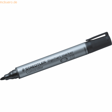 Staedtler Flipchartmarker Lumocolor 356 schwarz von Staedtler