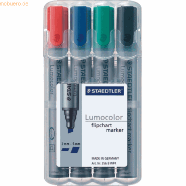 Staedtler Flipchartmarker Lumocolor Box VE=4 Stück von Staedtler