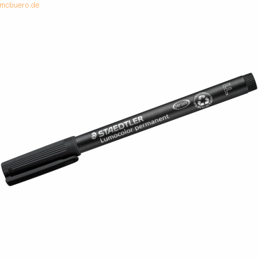 Staedtler Folienschreiber Lumocolor F permanent schwarz von Staedtler