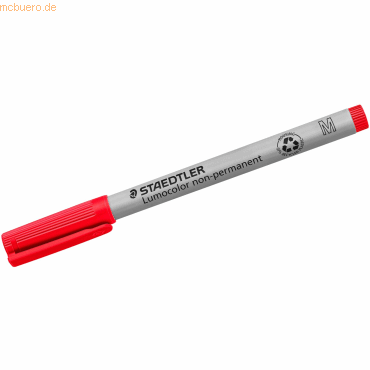 Staedtler Folienschreiber Lumocolor M nonpermanent rot von Staedtler