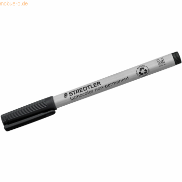 Staedtler Folienschreiber Lumocolor M nonpermanent schwarz von Staedtler