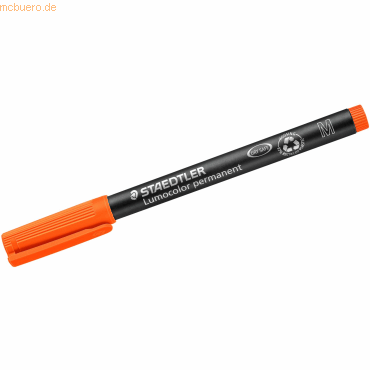 Staedtler Folienstift Lumocolor M permanent orange von Staedtler