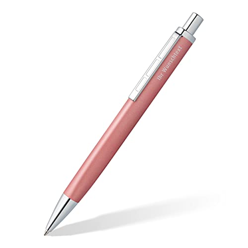 STAEDTLER Kugelschreiber triplus 444 M, Farbe Radiant Rose, inkl. individueller Laser-Gravur von Staedtler