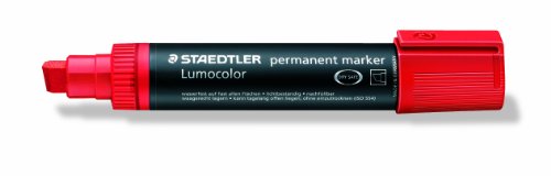 Staedtler Lumocolor Permanentmarker Spitze extra- Breite rot von Staedtler