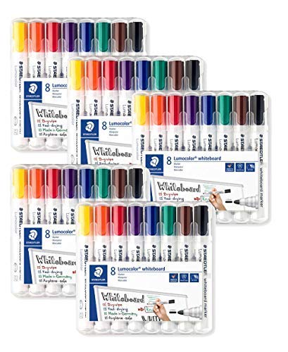 Staedtler Lumocolor Whiteboard-Marker, 8 pezzi von Staedtler