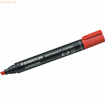 Staedtler Marker Lumocolor permanent 2-5mm rot von Staedtler