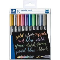 Staedtler Metallic brush Marker, 10er-Set von Staedtler