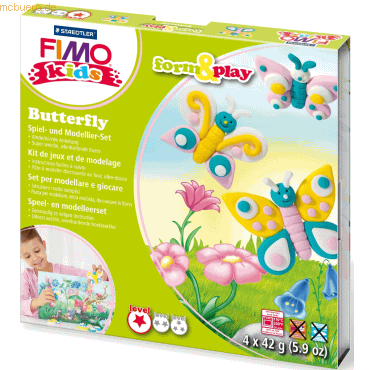 Staedtler Modelliermasse Fimo Kids Form & Play Butterfly von Staedtler