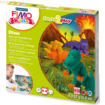 Staedtler Modelliermasse Fimo Kids Form & Play Dino von Staedtler