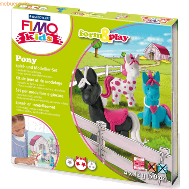 Staedtler Modelliermasse Fimo Kids Form & Play Pony von Staedtler