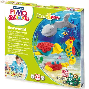 Staedtler Modelliermasse Fimo Kids Form & Play Seaworld von Staedtler
