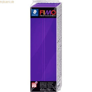 Staedtler Modelliermasse Fimo Professional 454g lila Großblock von Staedtler