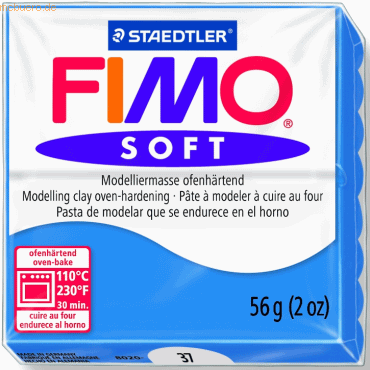 Staedtler Modelliermasse Fimo soft 56g pazifikblau von Staedtler
