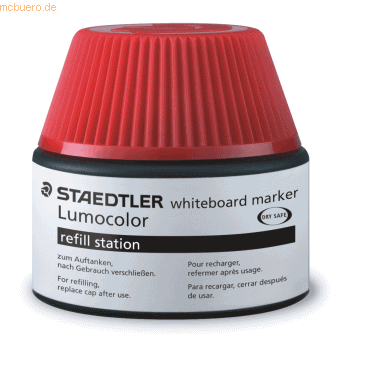 Staedtler Nachfülltinte Whiteboardmarker rot von Staedtler