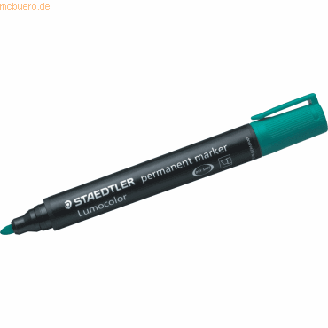 Staedtler Permanentmarker Lumocolor 2mm grün von Staedtler