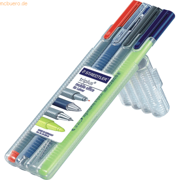 Staedtler Schreibgeräteset triplus multi-set sortiert VE=4 Stück Staedtler Schreibgeräteset triplus multi-set sortiert VE=4 Stück von Staedtler