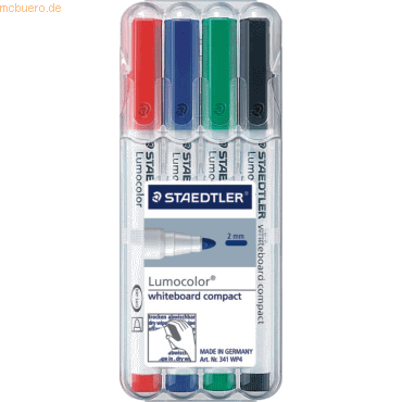 Staedtler Whiteboardmarker Lumocolor 4-er Box von Staedtler