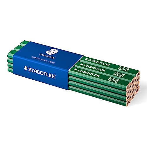 Staedtler Zimmermannbleistift hart, Holz, 175mm, Strichstärke: 1-2 mm von Staedtler