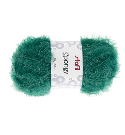 Wolle - Sponge Yarn Spongy, Green von Stafil