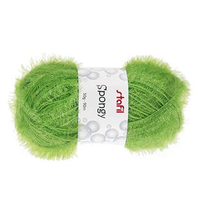 Wolle - Sponge Yarn Spongy, Light Green von Stafil