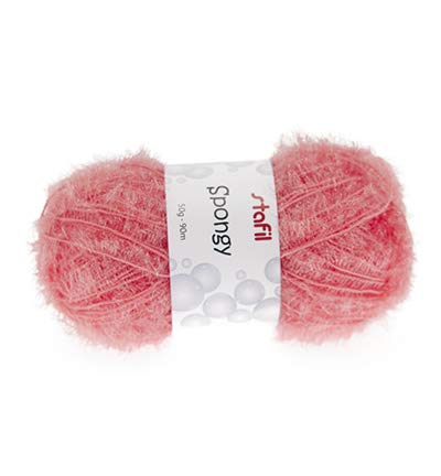 Wolle - Sponge Yarn Spongy, Light Pink von Stafil