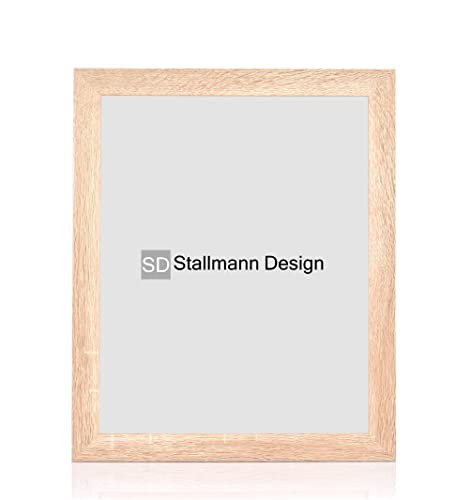 Stallmann Design Bilderrahmen 13x18 cm sonoma-eiche Holz mit Acrylglas Rahmen-Breite 40mm Posterrahmen Wechselrahmen von Stallmann Design