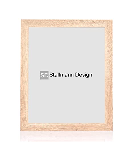 Stallmann Design Bilderrahmen 15x21 cm (DIN A5) sonoma-eiche Holz mit Acrylglas Rahmen-Breite 40mm Posterrahmen Wechselrahmen von Stallmann Design