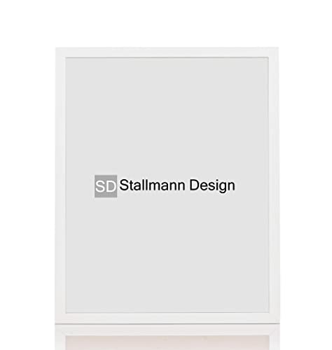 Stallmann Design Bilderrahmen 30x45 cm weiß Holz mit Acrylglas Rahmen-Breite 20mm Posterrahmen Wechselrahmen von Stallmann Design