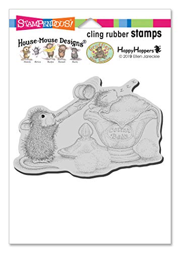 Stampendous House Mouse Sleepy Surprise Gummistempel, Grau von Stampendous