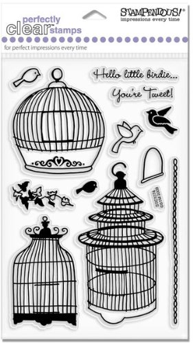 Stampendous Tweet Cages Perfectly Clear Stamps by von Stampendous