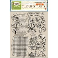 Clear-Stamps "Hidden Grove" - Gnome von Stamperia