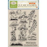 Clear-Stamps "Hidden Grove" - Mushrooms von Stamperia