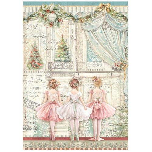 Stamperia, The Nutcracker A4 Rice Paper Ballet von Stamperia