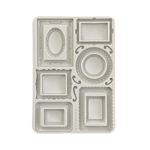 Stamperia KACMA541 Silicon Mould A5, Grey, 14.8 x 21 x 1.1 cm von Stamperia