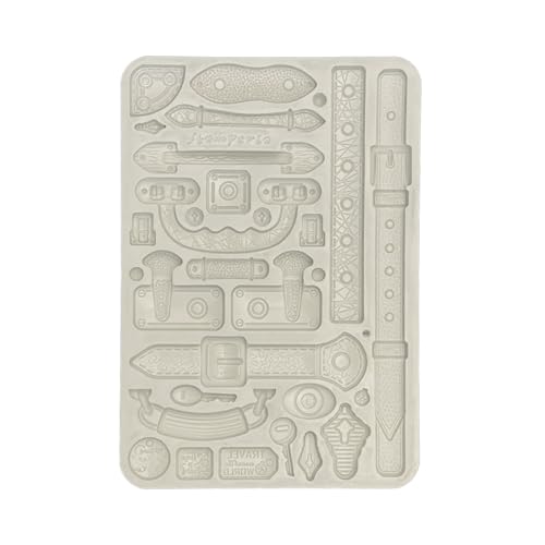 Stamperia KACMA548 Silicon Mould A5, Grey, 14,8 x 21 x 1,1 cm von Stamperia