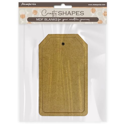 Stamperia KLSM21 Crafty Shapes, Brown, 20 x 0,5 x 16 cm von Stamperia