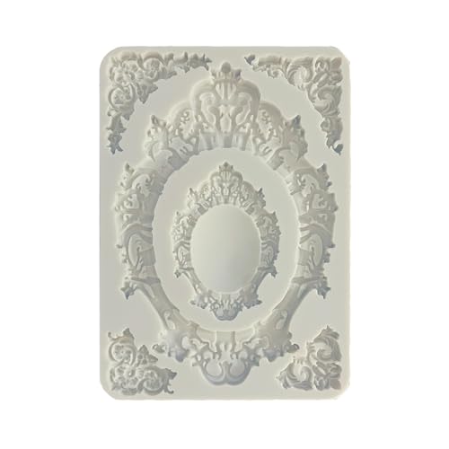 Stamperia - Silicon Mould A5 for Scrapbooks, Bullet Journals and More, Non-Stick, Suitable for Air-Dry Clay, Resin and More, Perfect for Crafts and Gifting (Sir Vagabond in Fantasy World Frames) von Stamperia