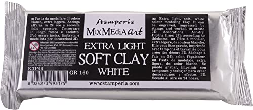 Stamperia Soft Clay, 160 g, Weiß von Stamperia