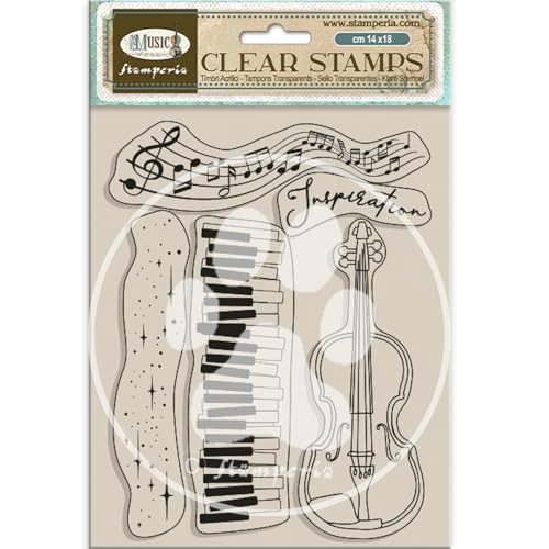 Stamperia WTK204 Acrylic Stamp, Clear, One Size von Stamperia