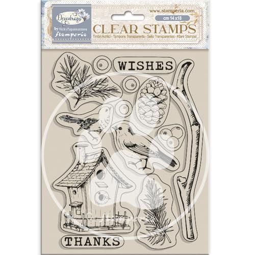 Stamperia WTK206 Acrylic Stamp, Clear, One Size von Stamperia