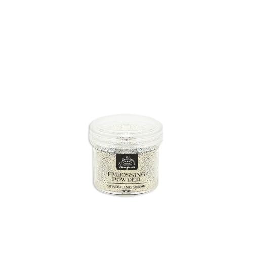 Stamperia WY04 Embossing Powder, Sparkling Snow, 4 x 0,5 x 4 cm von Stamperia