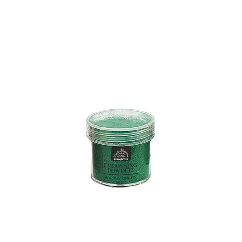 Stamperia WY05 Embossing Powder, Holiday Green, 4 x 0,5 x 4 cm von Stamperia