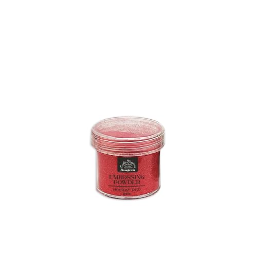 Stamperia WY06 Embossing Powder, Holiday Red, 4 x 0,5 x 4 cm von Stamperia