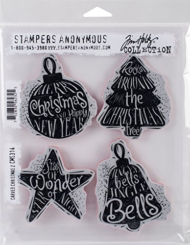 Stampers Anonymous Tim Holtz Frischhalte-Stempel, Nicht zutreffend, Mehrfarbig, 24.13 x 19.05 x 0.76 cm von Stampers Anonymous