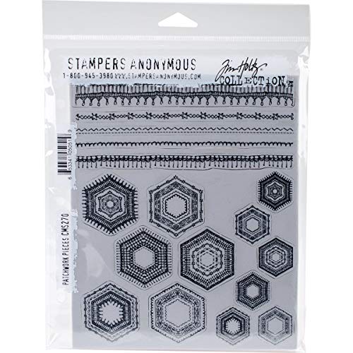 Stempel Anonymous cms270 Tim Holtz selbst Stempeln, Mehrfarbig, 7 x 21,6 cm von Stampers Anonymous