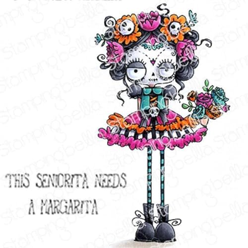 Stamping Bella, Rubber Stamp, ODDBALL DAY OF THE DEAD von Stamping Bella