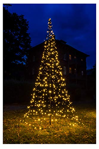 Galaxy LED Tannenbaum 400cm mit 512 warmweißen und 128 blinkenden LED von Star-Max