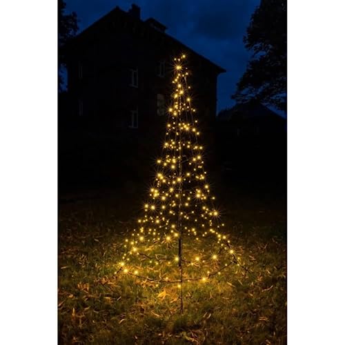 Star-Max Galaxy LED-Tannenbaum 200 cm, Durchmesser ca. 140cm 35236T Schwarz von Star-Max