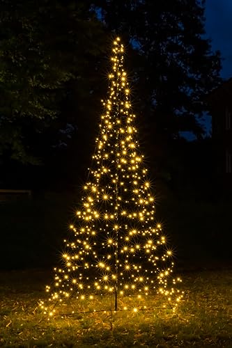 Star-Max Galaxy LED-Tannenbaum 300 cm, Durchmesser ca. 170cm 35239T Schwarz von Star-Max