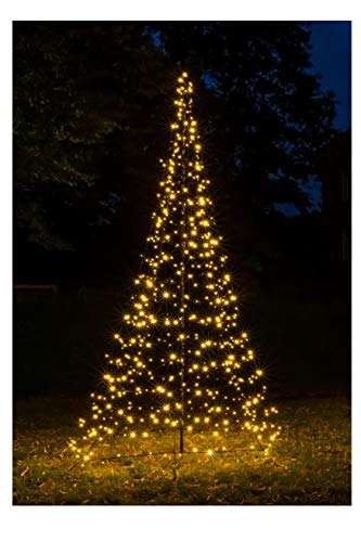 Galaxy LED Tannenbaum 300cm mit 384 warmweißen und 96 blinkenden LED von Star-Max